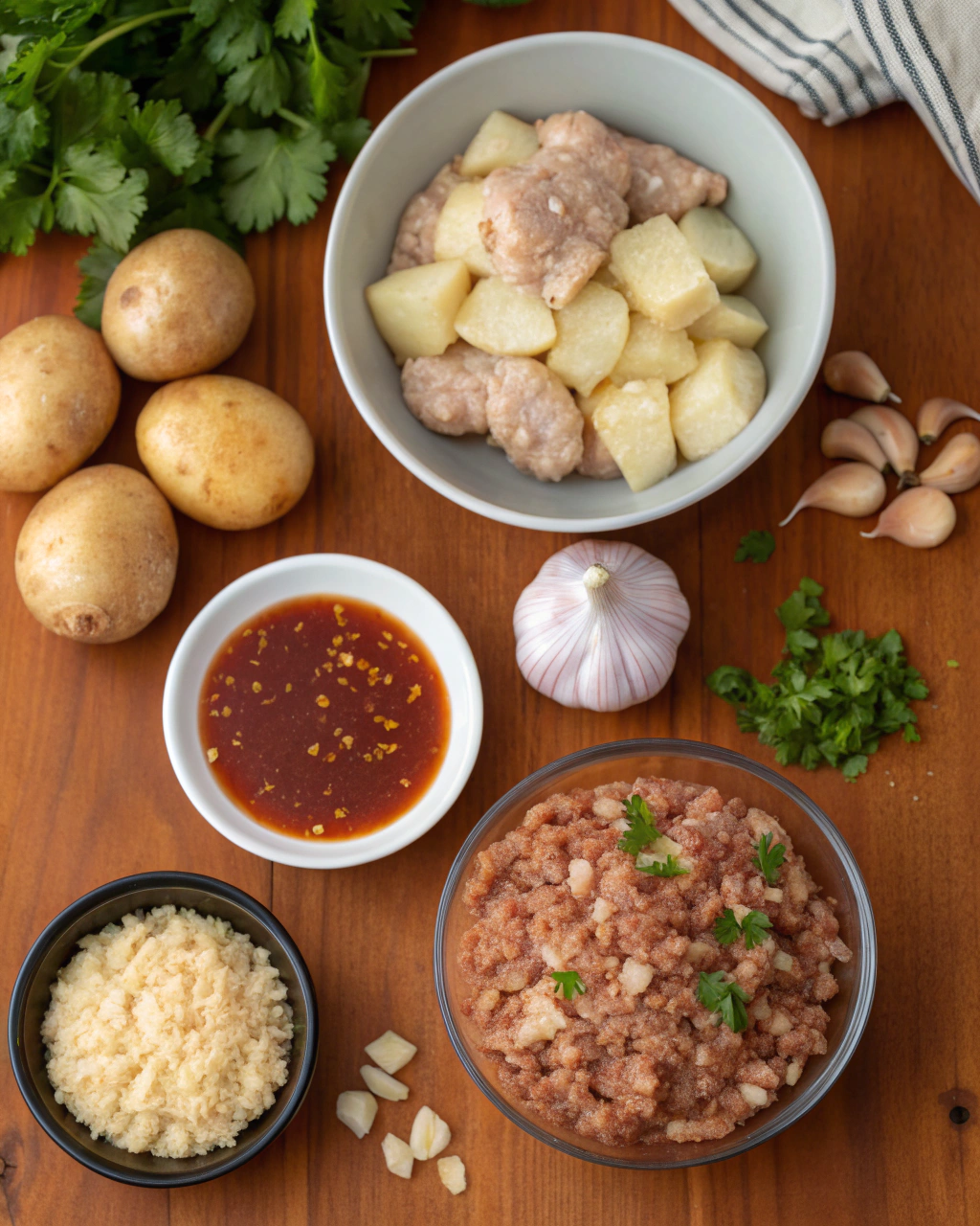 Garlic Chili Chicken Cutlets Ingredients