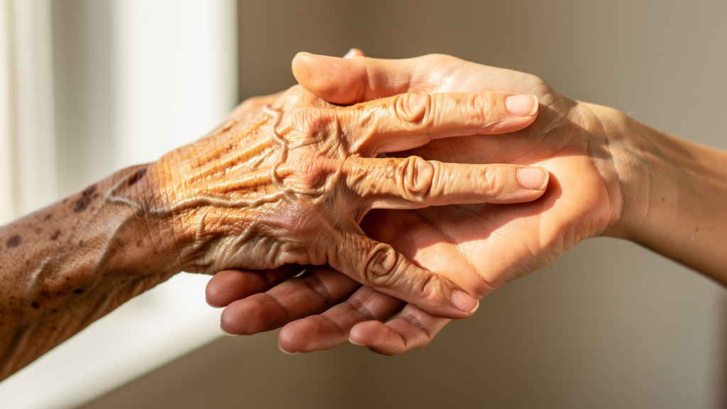 Visual representation of aging and cellular decline