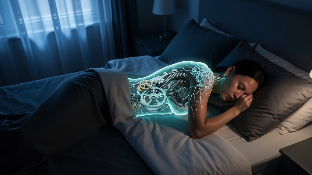 Internal body clock regulating sleep patterns