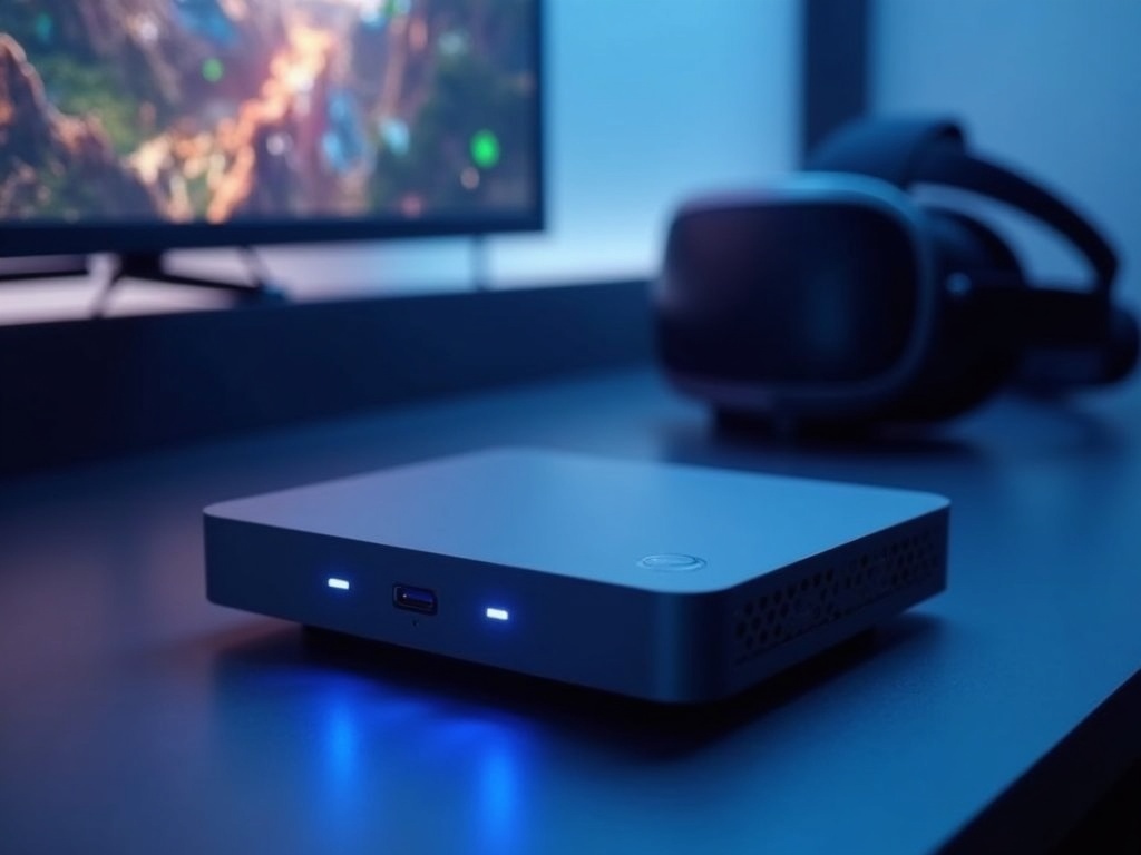 Disco duro Sonnics 2TB conectado a múltiples dispositivos como una TV, una consola y un portátil
