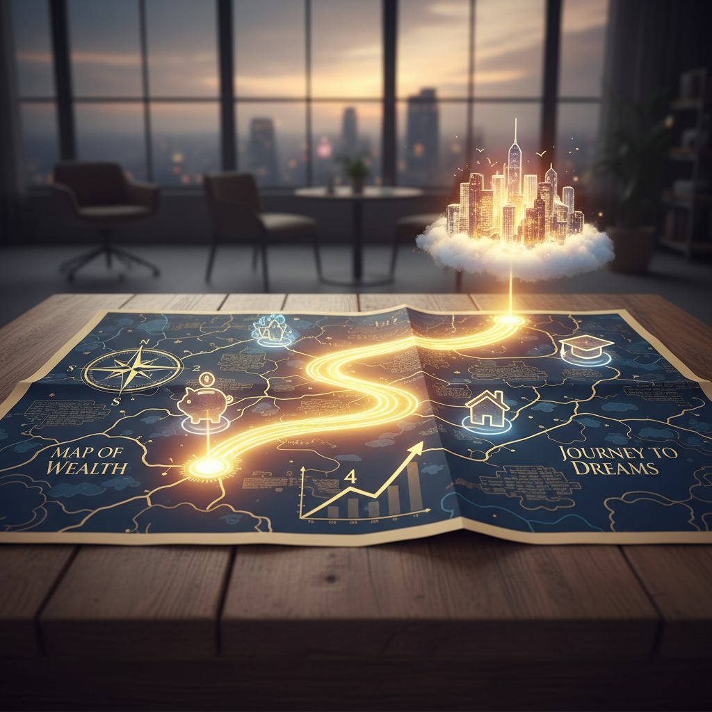 🗺️ O Mapa da Riqueza: Como Criar um Planejamento Financeiro que Realiza Seus Sonhos! ✨