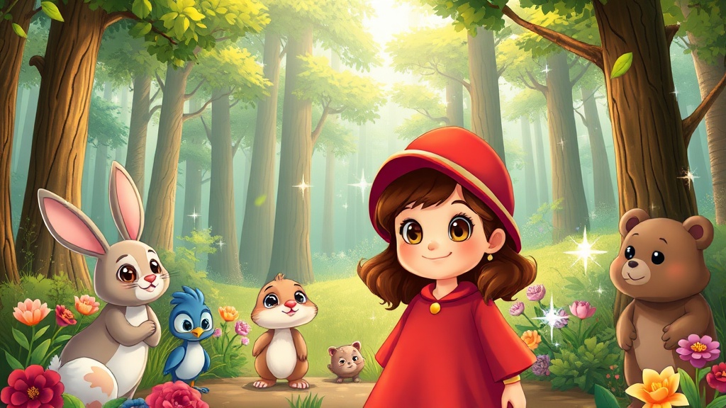 مغامرة سارة في الغابة السحرية - قصص قصيرة