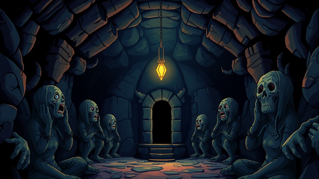 القبو المنسي: رحلة في أعماق الظلام - قصص قصيرة