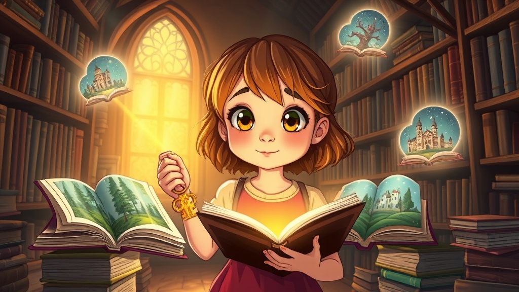 سارة والمفتاح السحري للمعرفة - قصص قصيرة