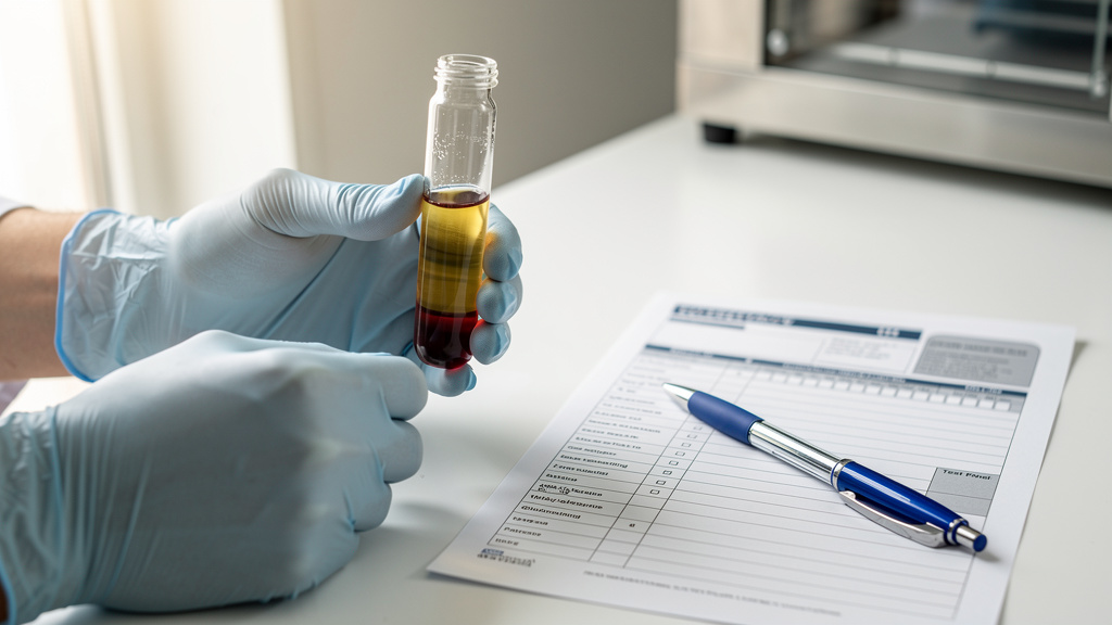 Blood sample vial for vitamin D testing in clinical setting