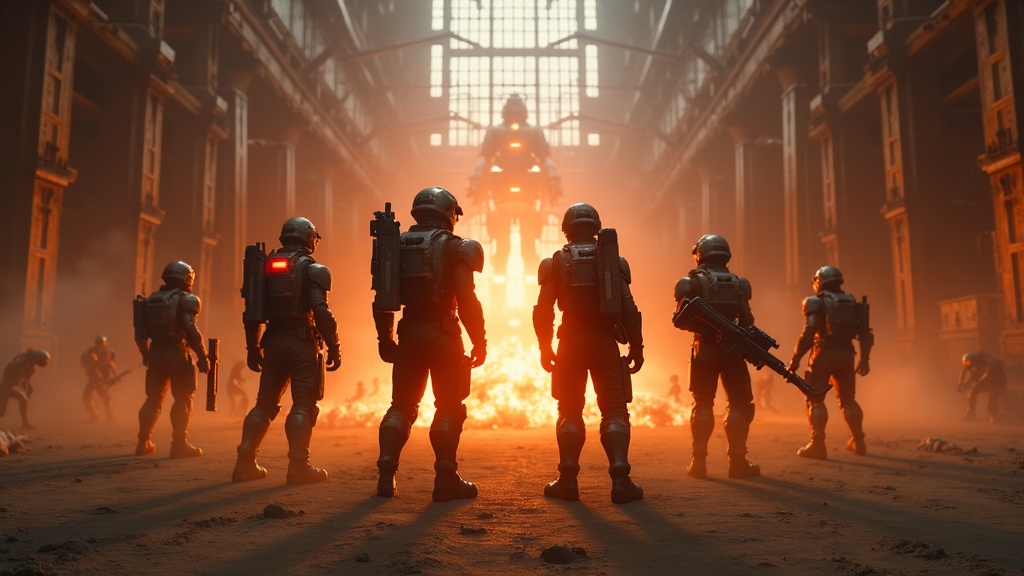 Interfaz de construcción de torretas en el shooter VR A Long Survive