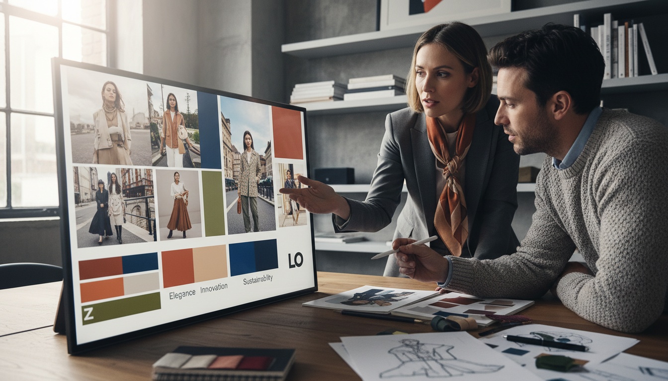 Fashion brand marketing strategy visual