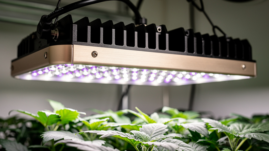 Vollspektrum-LED-Growlampe mit integrierten UV-Dioden