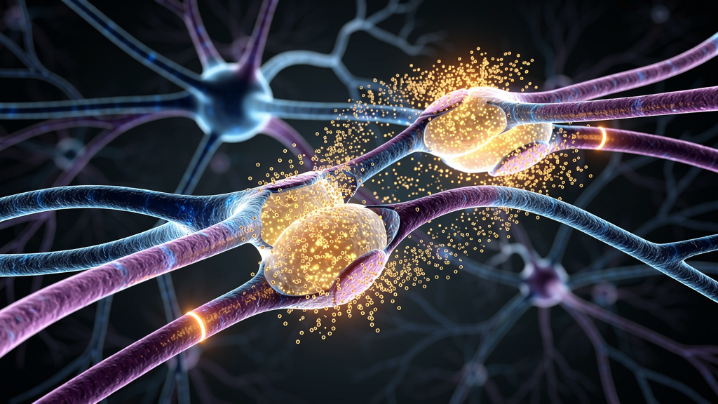 Brain neurons and serotonin neurotransmitter pathways