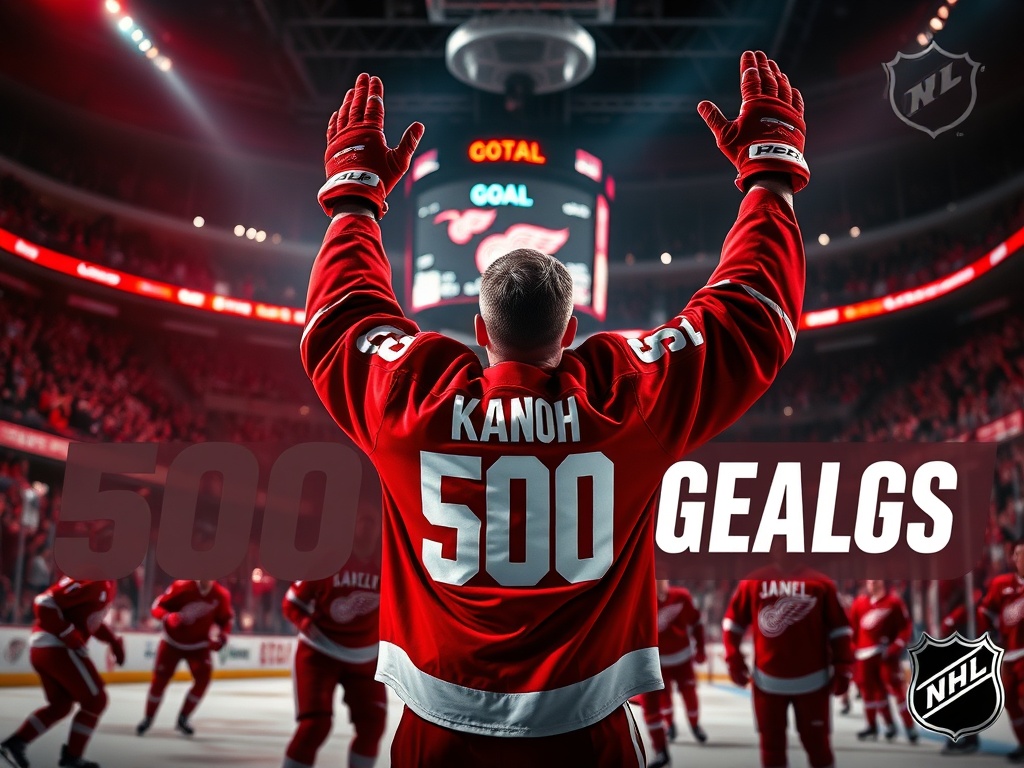Patrick Kane Scores 500th NHL Goal with Red Wings