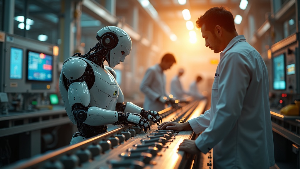 El robot Atlas como parte de la estrategia Hyundai IA física en un entorno industrial