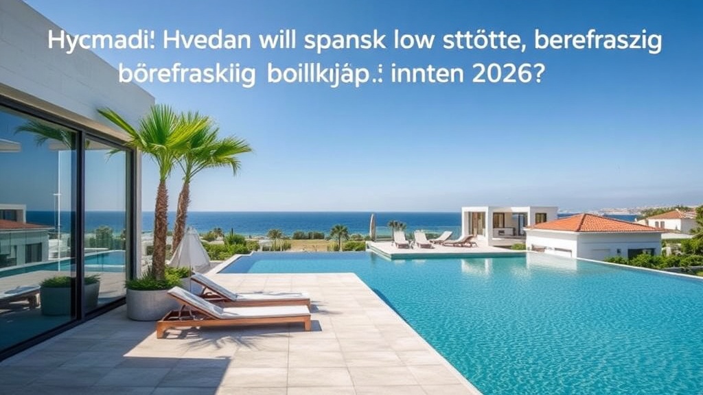 Fremtiden for boligkjøp: Betydningen av bærekraftig eiendom i Spania i 2026 - eiendom på Costa del Sol