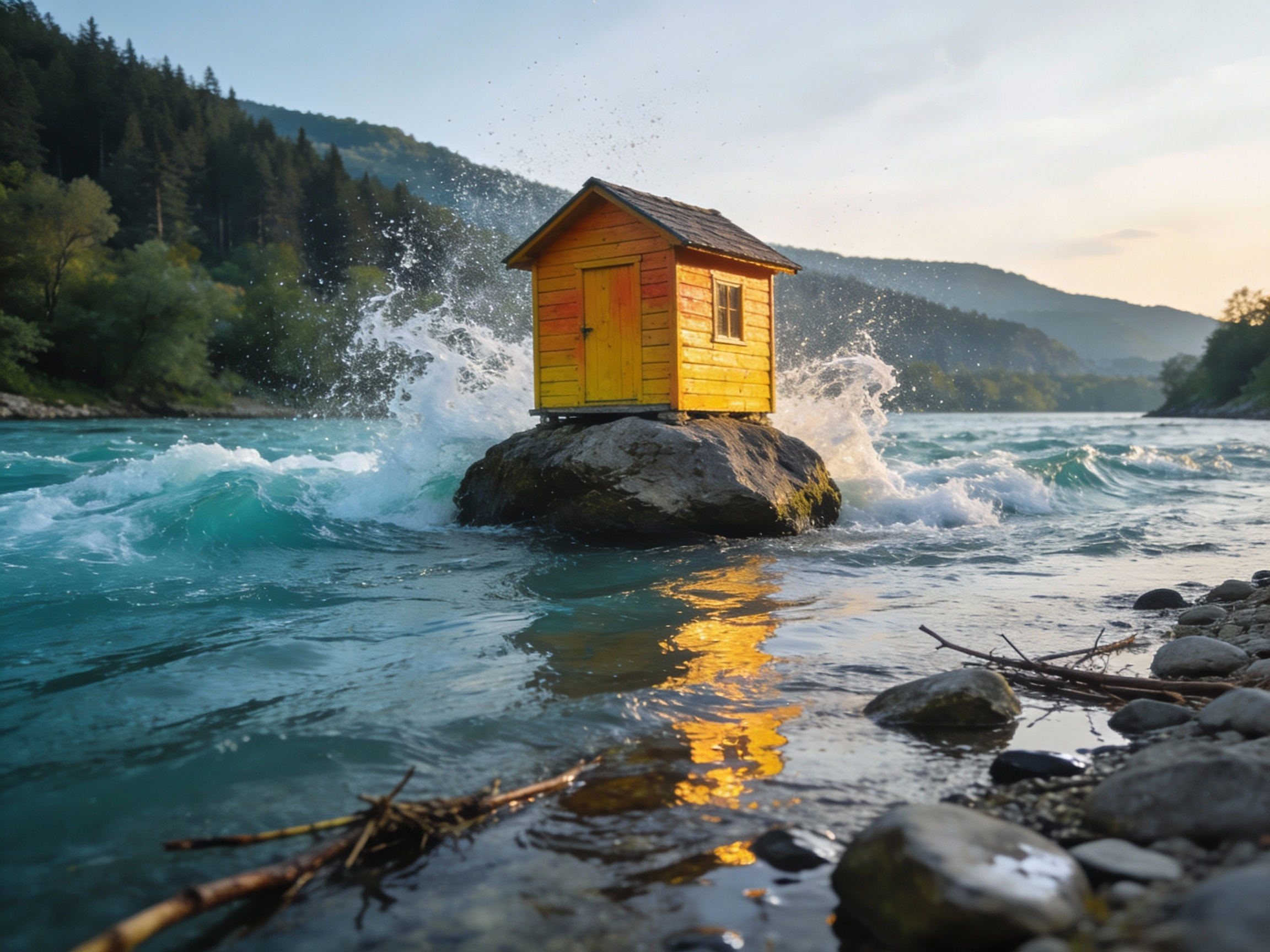 Drina River House in Bajina Bašta, Serbia