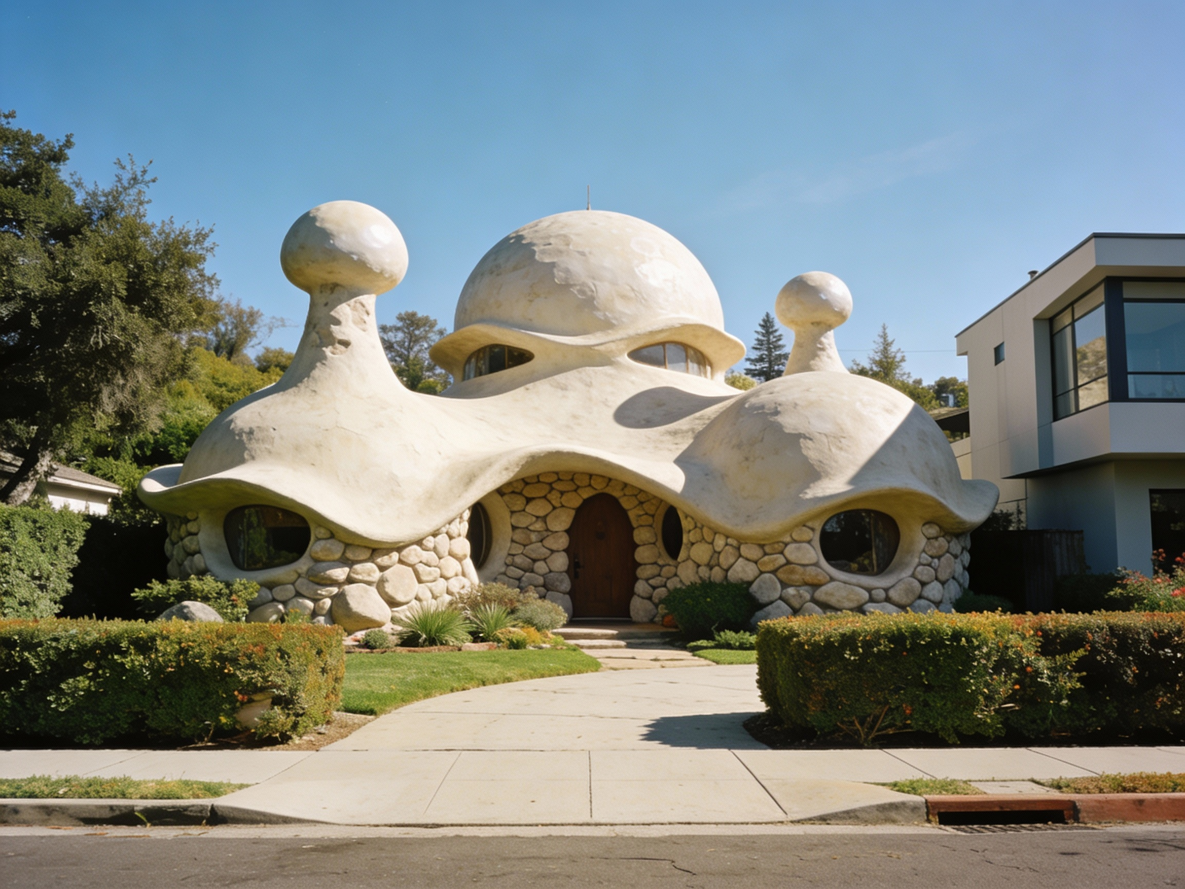 The Flintstones House in Hillsborough, California