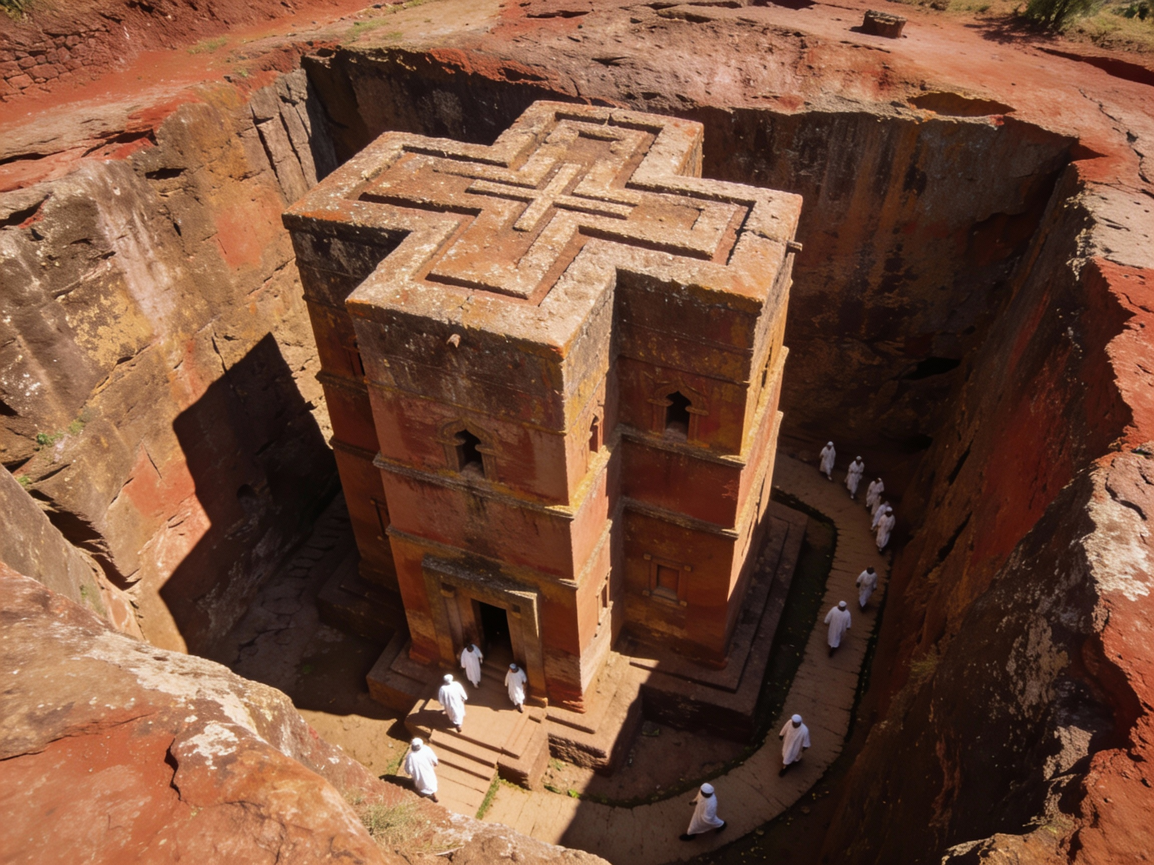 The Church of Saint George at Lalibela, Ethiopia