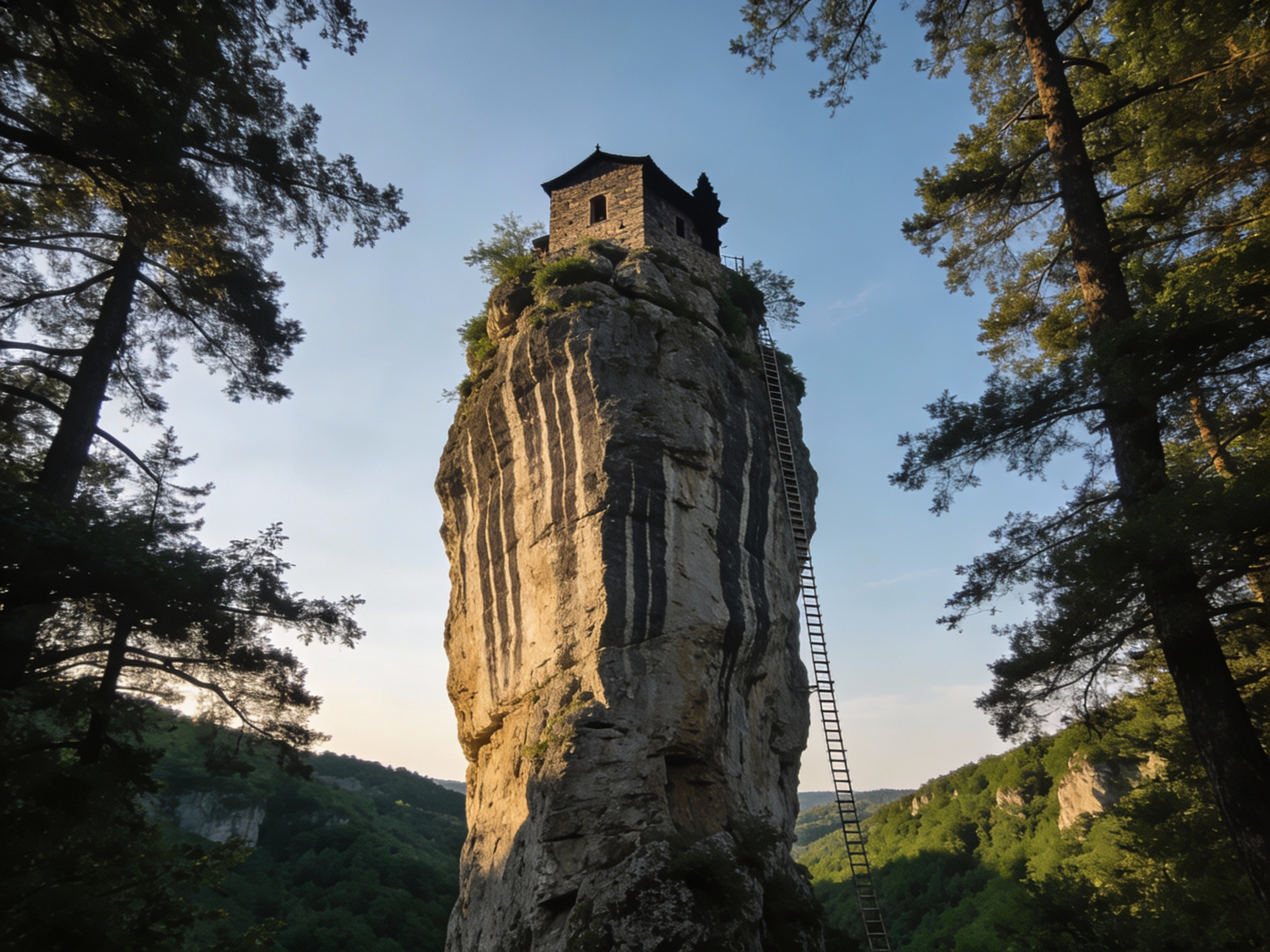 The “House on the Rock” at Katskhi Pillar, Georgia