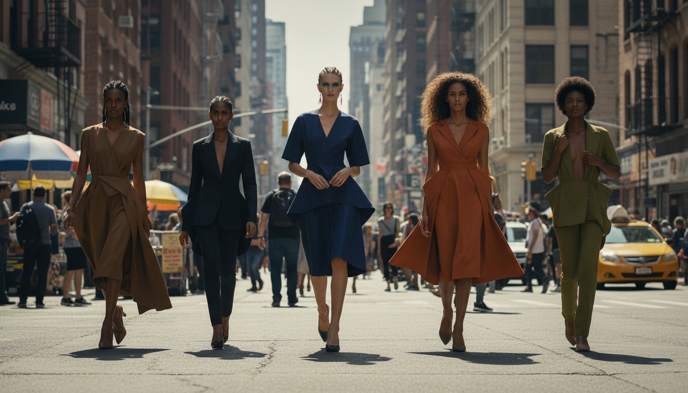 Professional AI fashion photography results