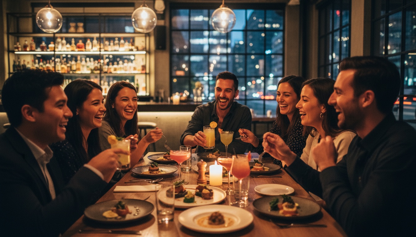 Restaurant interior for groups