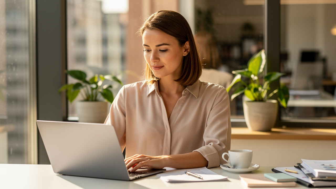 Professional demonstrating focus and mental clarity
