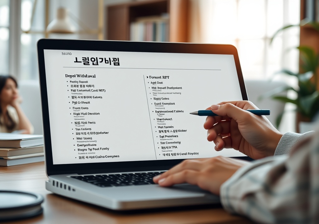 입출금·보너스·베팅 관련 필수 용어 해설