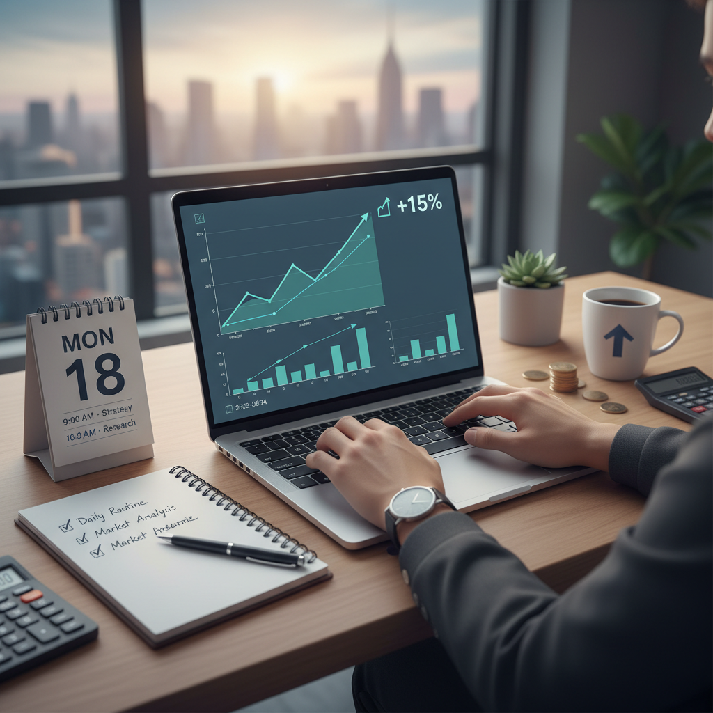 🚀 Crie sua Rotina de Investidor: Disciplina e Ganhos Constantes! 📈