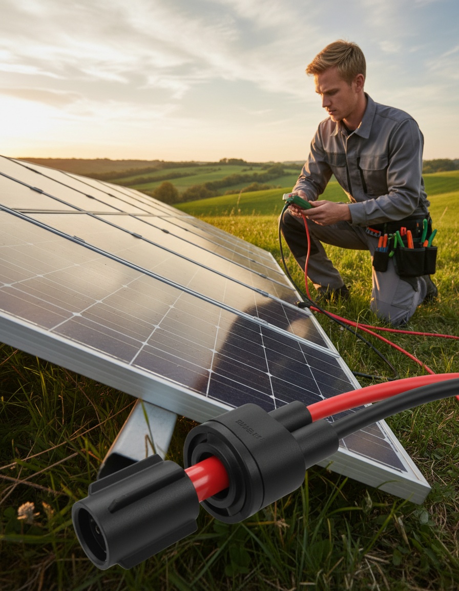 Nuevo conector MC4 portafusible reemplazable de 30A para sistemas fotovoltaicos