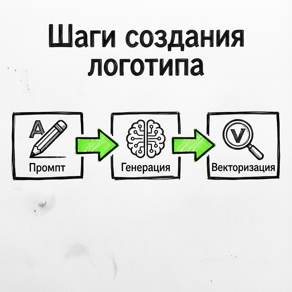Как создать профессиональный логотип с помощью нейросети бесплатно: Полный гайд 2025