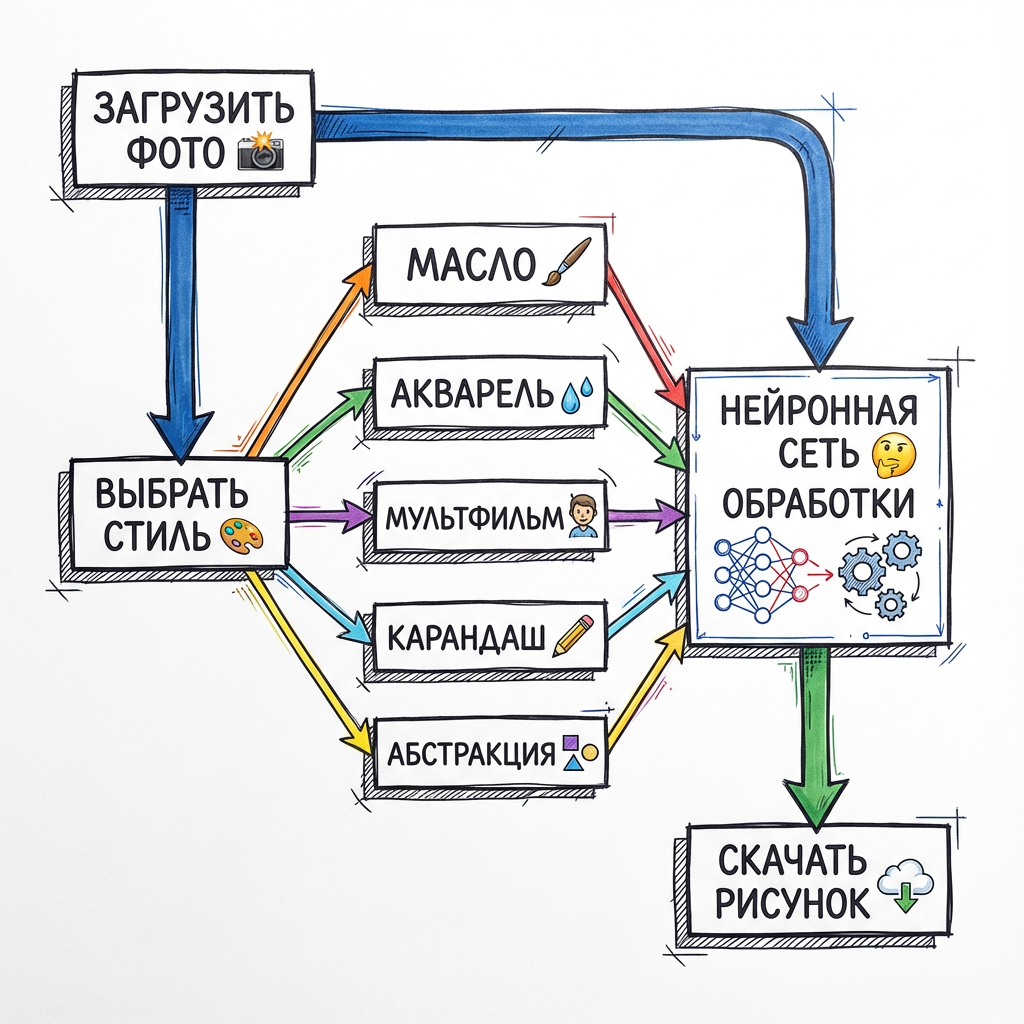 Как превратить фото в рисунок нейросетью: 5 лучших стилей