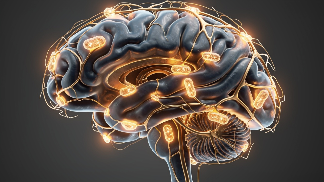 Brain neurons and energy production pathways