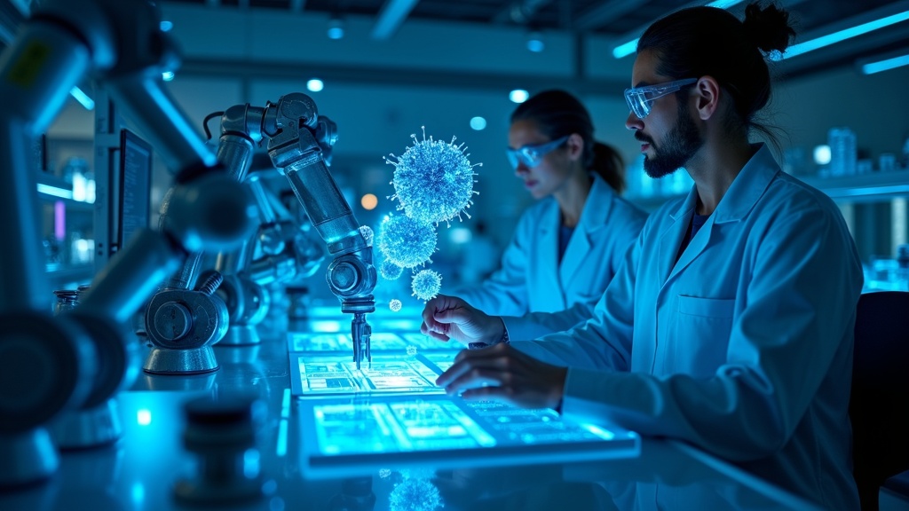 Visualización del laboratorio de IA para Nvidia BioNeMo y Eli Lilly