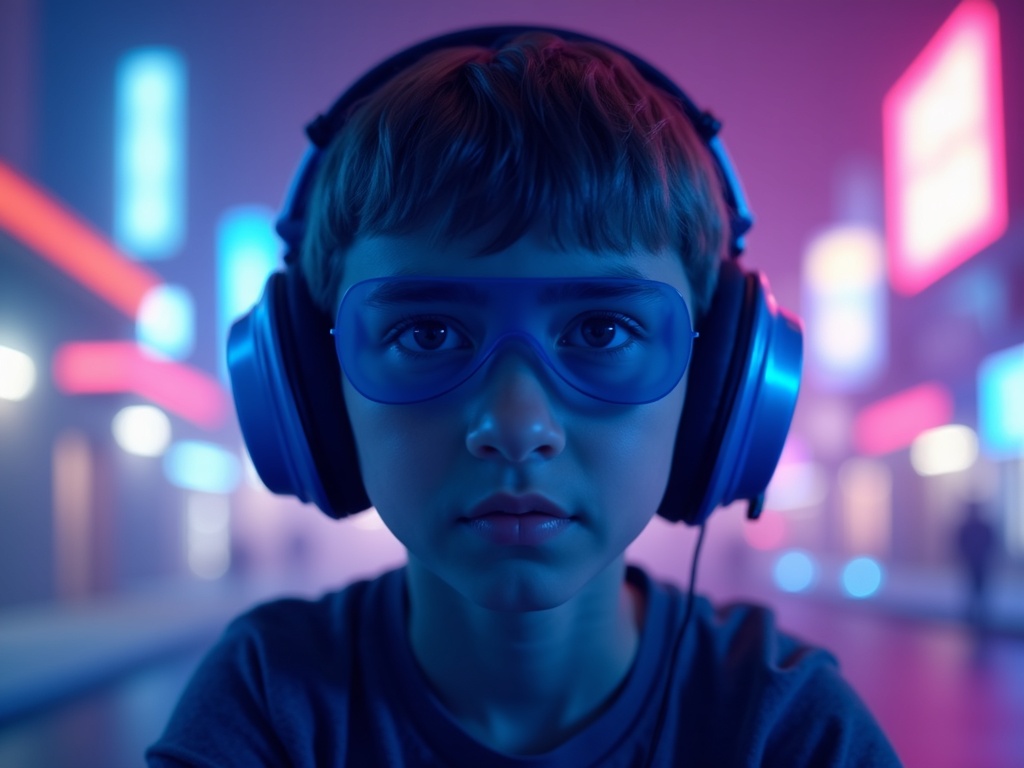 Un gamer concentrado, demostrando por qué los Cascos Gaming Pacrate merece la pena para una inmersión total.