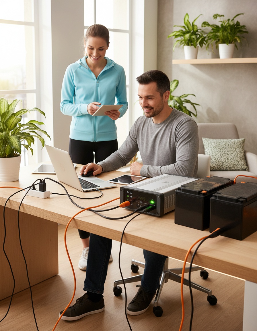 Nuevo Kit de Emergencia UPS de 3000W: Respaldo Eléctrico Estable para Hogares y Oficinas