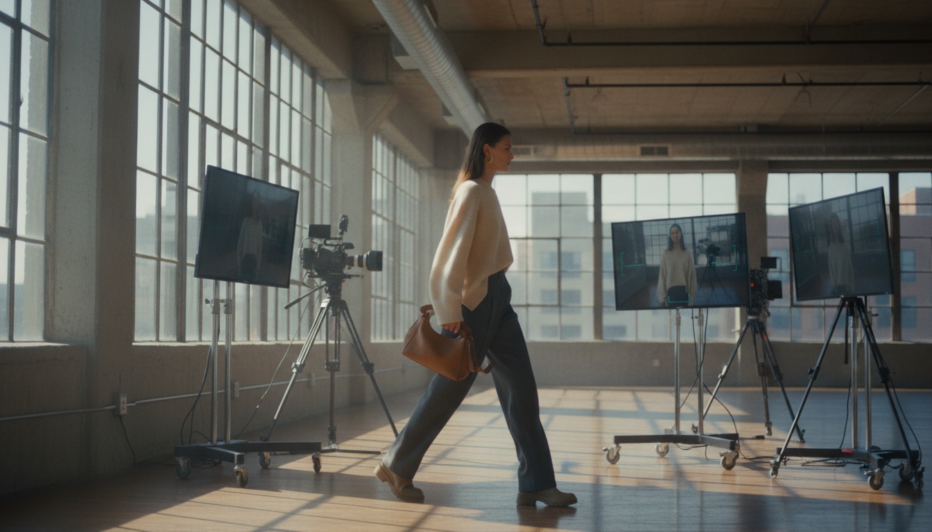 Video content templates for fashion e-commerce