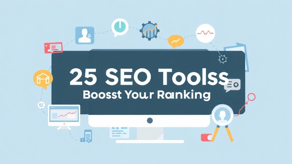 Illustration for 25 Essential SEO Tools to Boost Your Rankings