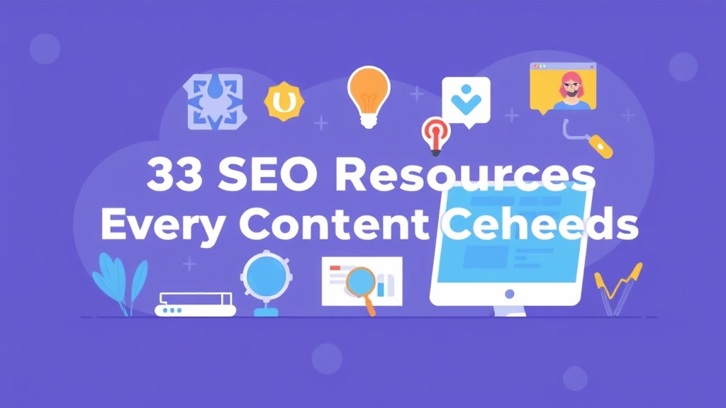 Illustration for 30 Essential SEO Resources Every Content Creator Needs