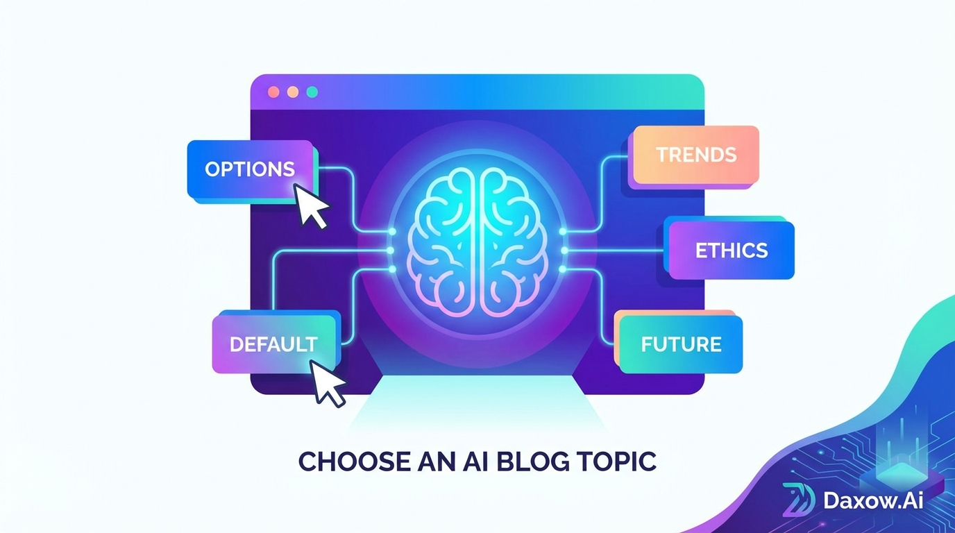 Choose an AI Blog Topic (Options & Default)