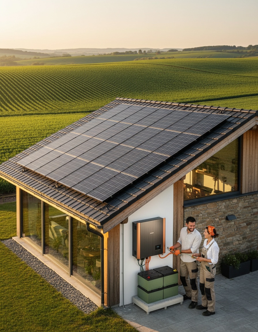 Nuevo Kit Solar Off Grid 220V para Suministro Energético Autónomo de Alta Capacidad