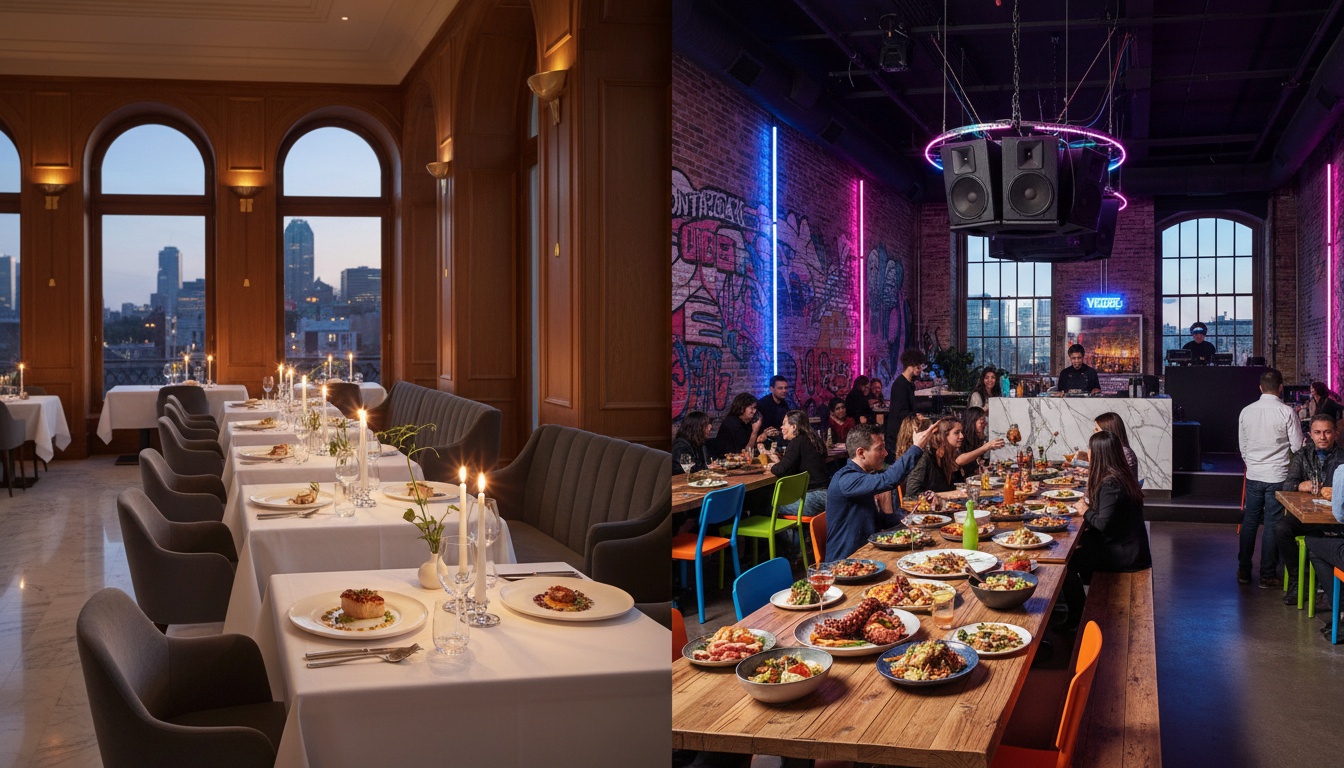 Team dinner venue in Montreal