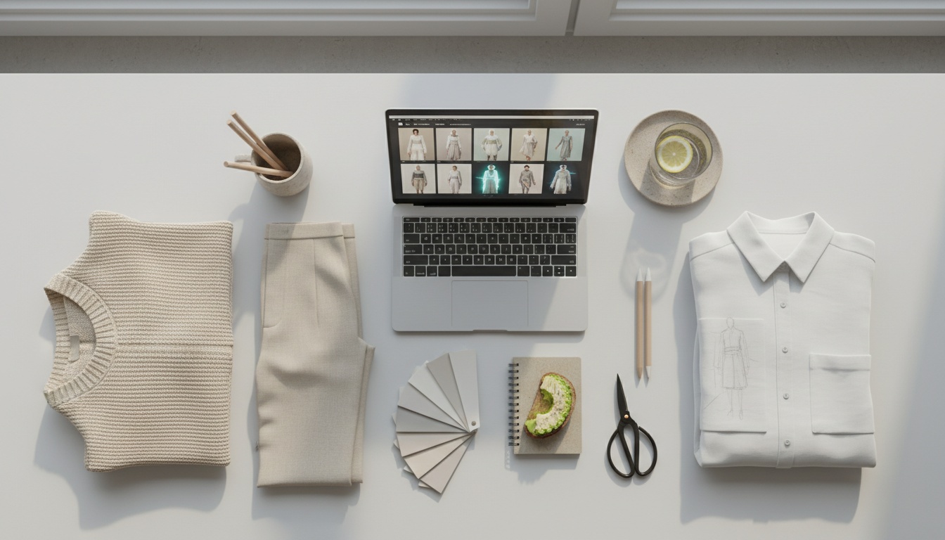 Fotografia de moda com IA transformando produção visual