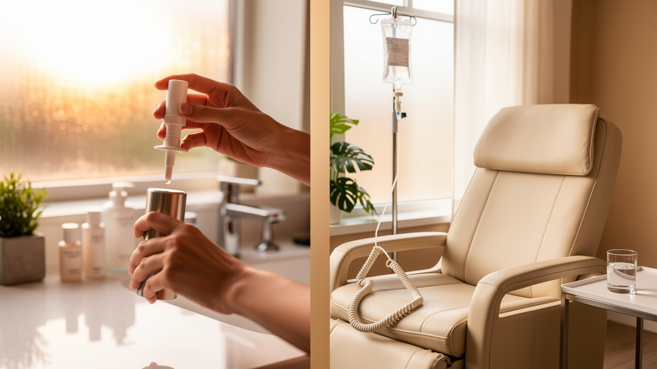 Comparing NAD delivery convenience and settings