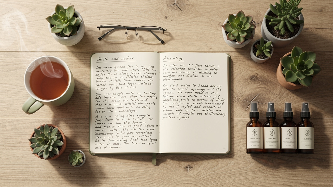 Organized workspace promoting mental clarity and focus