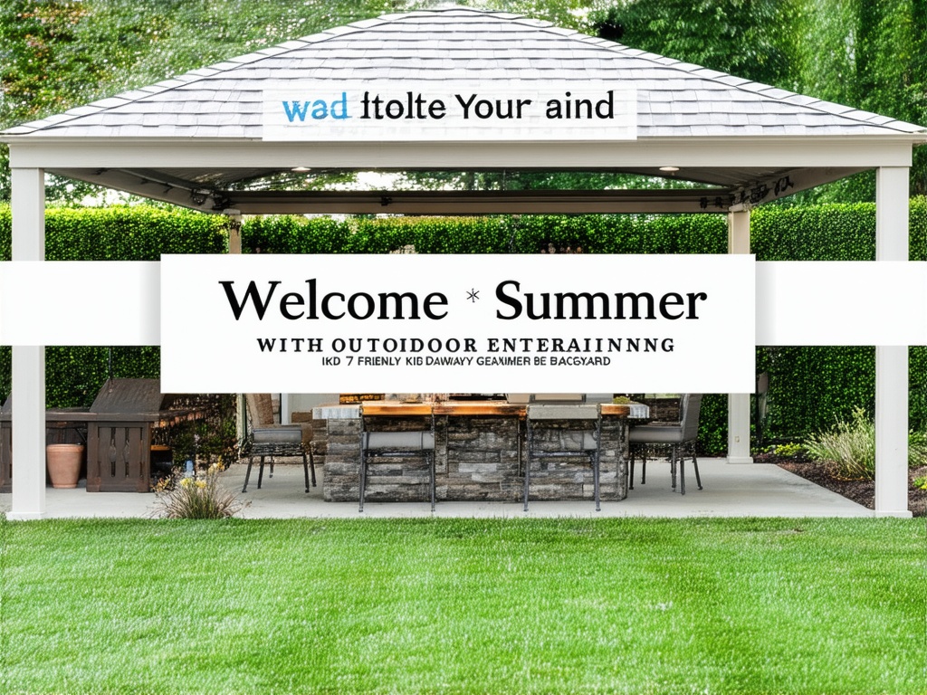 Chalk-drawn backyard zones