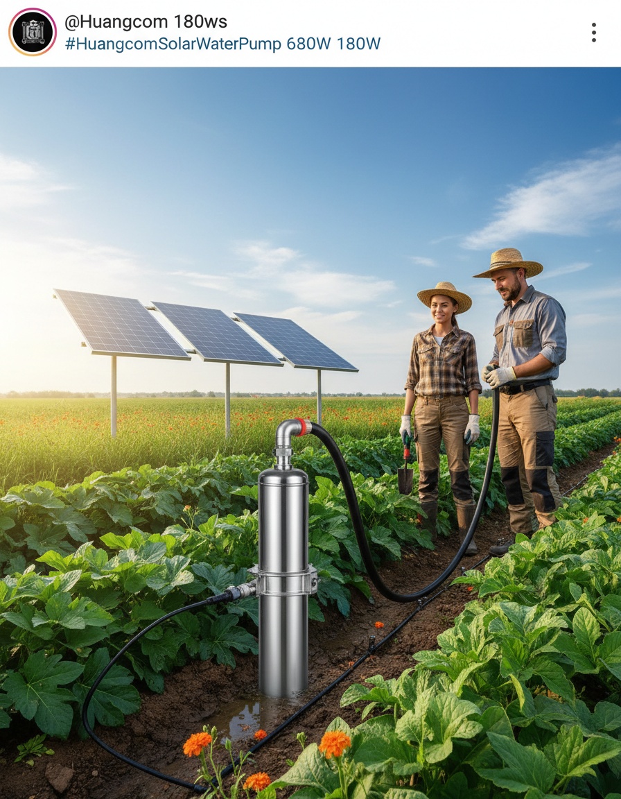 Innovadora bomba solar sumergible centrifuga optimiza el riego en zonas rurales
