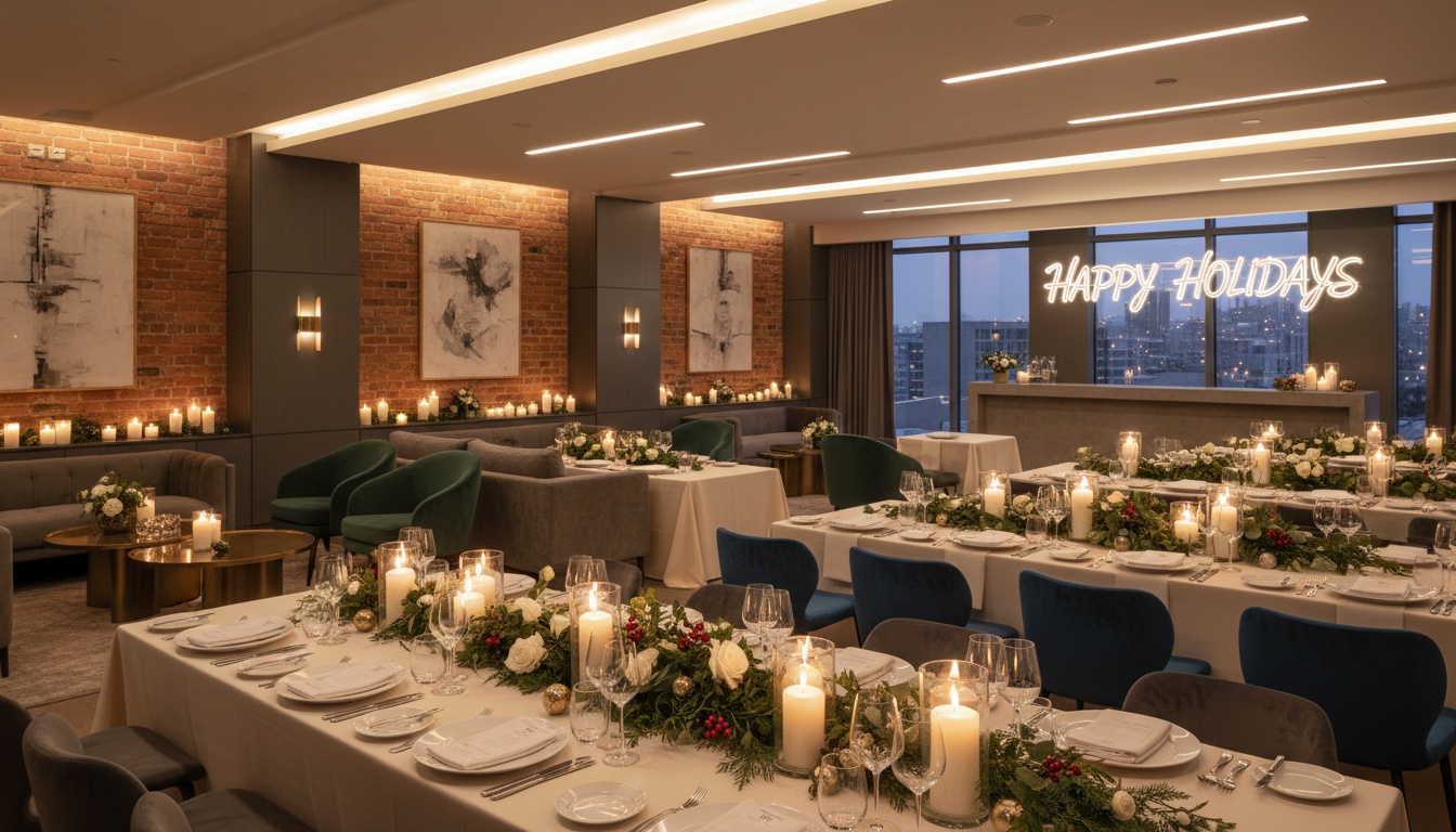 Company holiday party venue