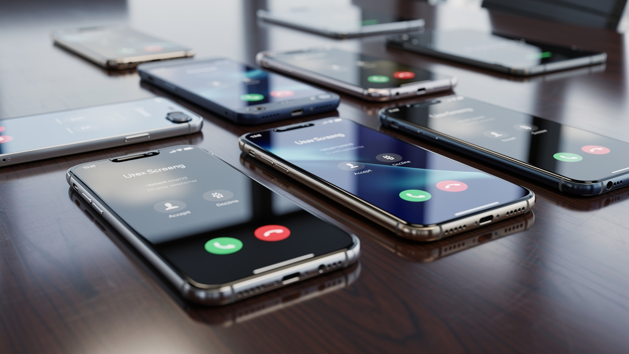 Different mobile carriers displaying call filtering systems