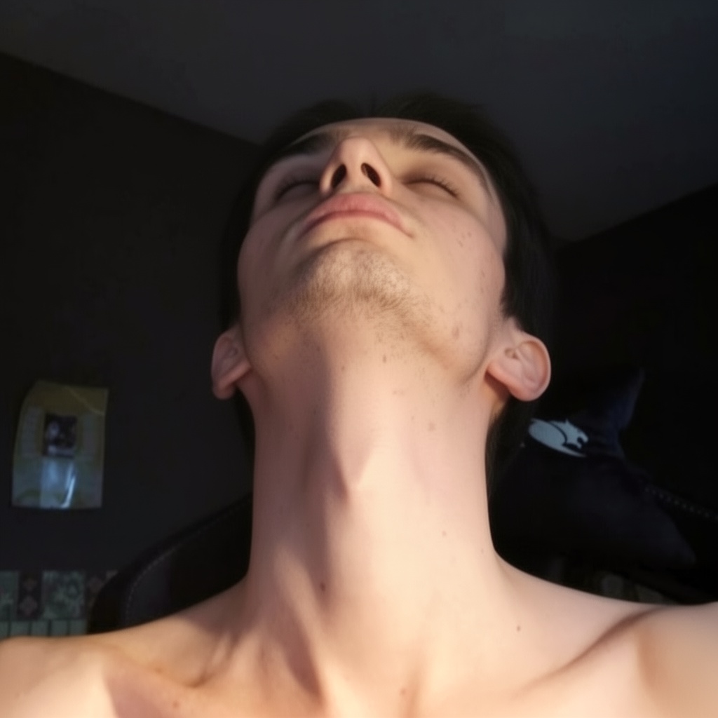 penches-sa-tete-en-arriere-en-courbant-le-cou-vers-gfzgjxc0e