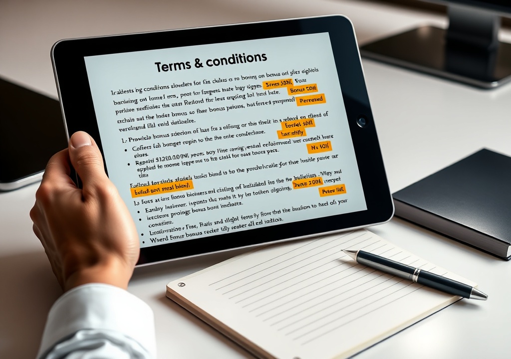 초보자도 헷갈리지 않는 보너스 약관 해석법과 주의사항