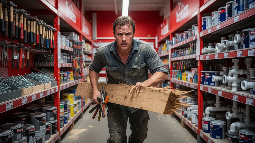 a-caucasian-man-laden-with-tools-and-a-wood-plank-hof7mtthme