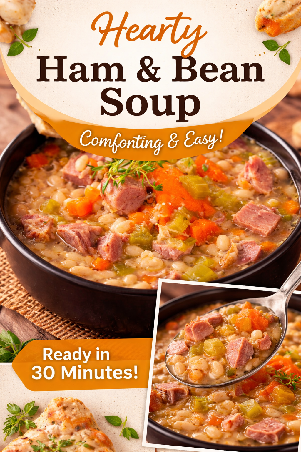 Cozy Up with This Simple Ham and Bean Soup Recipe