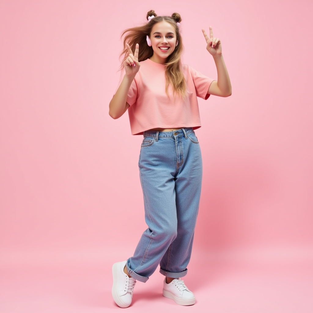 die-person-freut-sich-sehr-und-zeigt-drei-finger-pu25r979vn